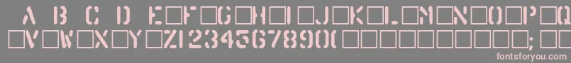 More about barrel Font barrel Font – Pink Fonts on Gray Background