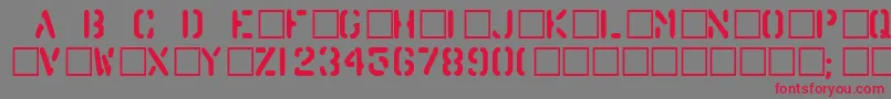 More about barrel Font barrel Font – Red Fonts on Gray Background