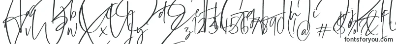 Шрифт Barrington – рукописные шрифты