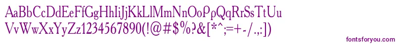 AcademyCondensedRegular Font – Purple Fonts on White Background