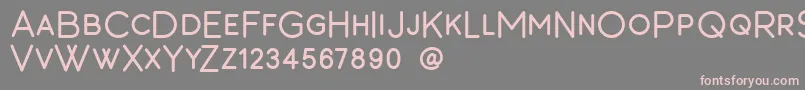 Barton Font – Pink Fonts on Gray Background