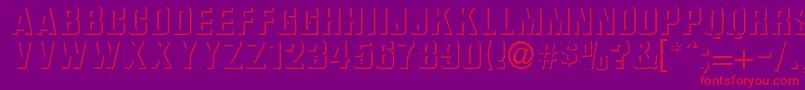 fuente Bas Relief – Fuentes Rojas Sobre Fondo Morado