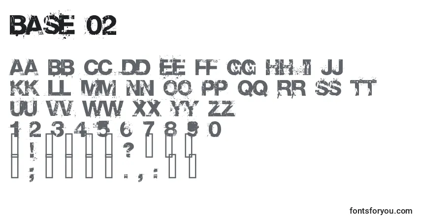 Police Base 02 - Alphabet, Chiffres, Caractères Spéciaux