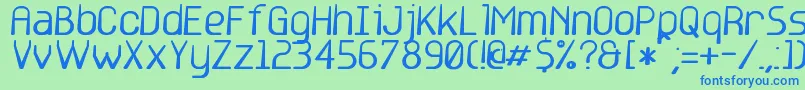 フォントbase6 – 青い文字は緑の背景です。