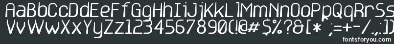 フォントbase6 – 白い文字