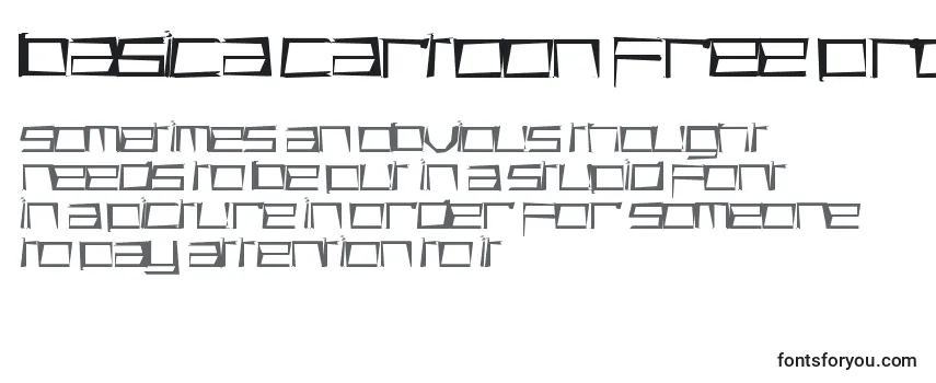 Basica Cartoon Free promo フォントのレビュー