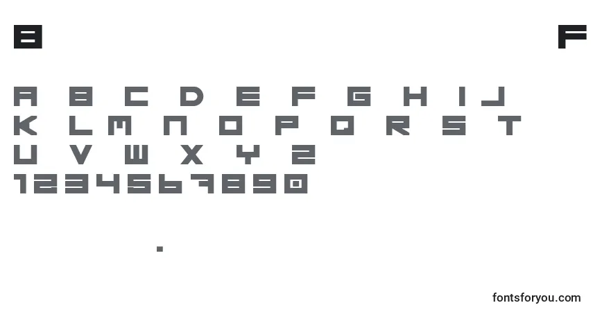 Schriftart Basica regular update Free – Alphabet, Zahlen, spezielle Symbole