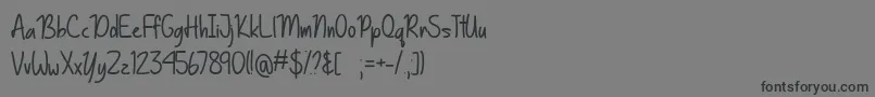Basically Yes   Font – Black Fonts on Gray Background