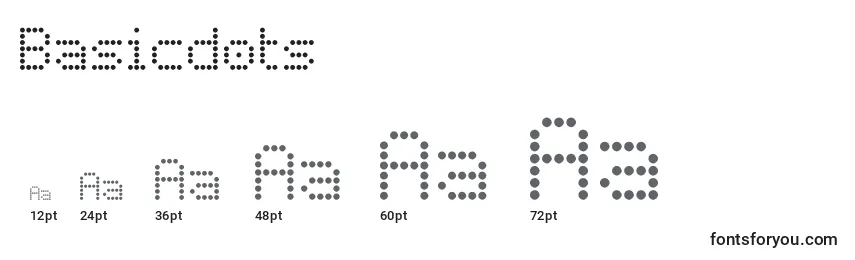 Basicdots (120782) Font Sizes