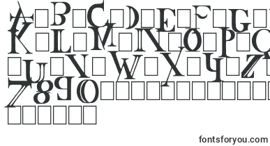 Baskertown font – distorted Fonts