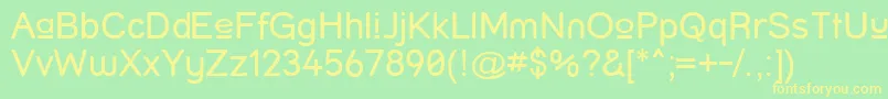 More about StreetUpper Font StreetUpper Font – Yellow Fonts on Green Background