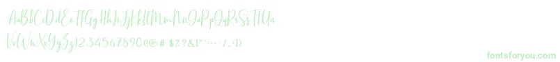 BasstonScript Font – Green Fonts