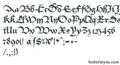 Bastarda K font – medieval Fonts