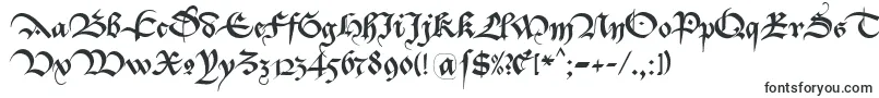 Шрифт Bastarda K – средневековые шрифты