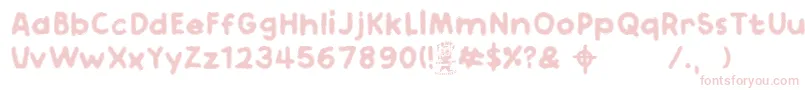Bastardo Font – Pink Fonts on White Background