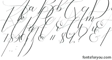 Bathey font – calligraphic Fonts