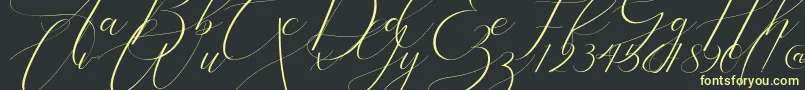 More about Bathey Font Bathey Font – Yellow Fonts on Black Background