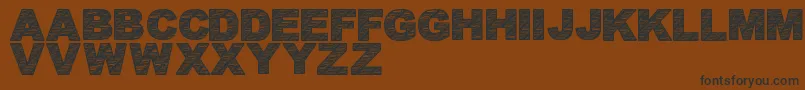 BatikFont1 Font – Black Fonts on Brown Background