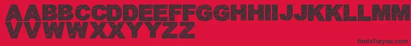 BatikFont1 Font – Black Fonts on Red Background