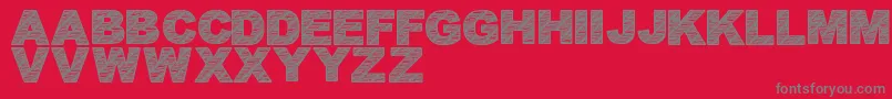 BatikFont1 Font – Gray Fonts on Red Background