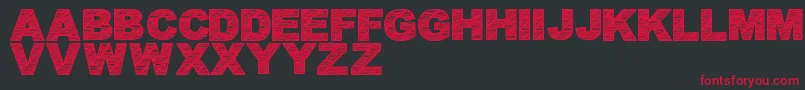 BatikFont1 Font – Red Fonts on Black Background