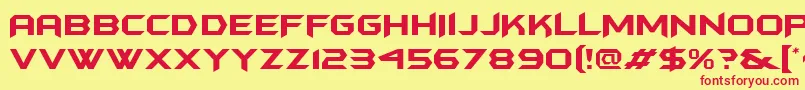 batmfa   Font – Red Fonts on Yellow Background