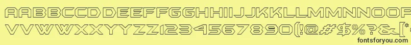 batmfo   Font – Black Fonts on Yellow Background