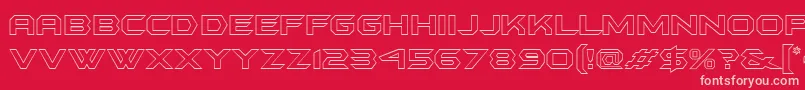 batmfo   Font – Pink Fonts on Red Background
