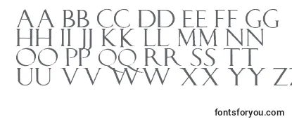 Lucapaciolirough Font