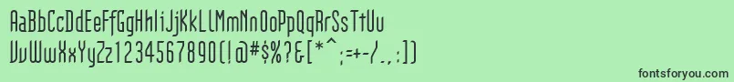 Подробнее о шрифте Gothikka Шрифт Gothikka – чёрные шрифты на зелёном фоне