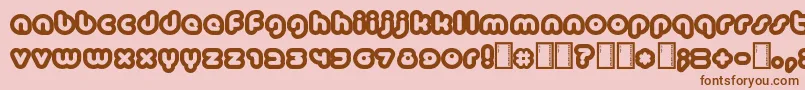 More about Baubau Font Baubau Font – Brown Fonts on Pink Background
