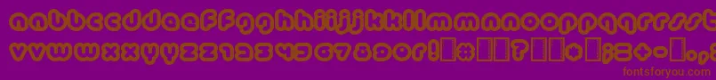 More about Baubau Font Baubau Font – Brown Fonts on Purple Background