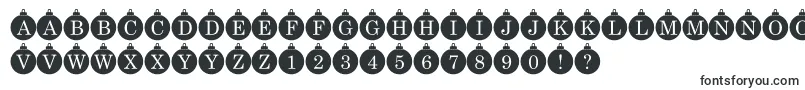 Bauble Monogram Font – Christmas Fonts