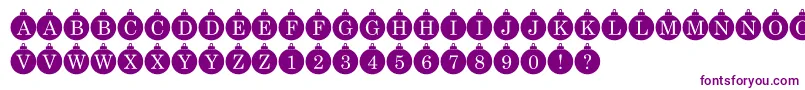More about Bauble Monogram Font Bauble Monogram Font – Purple Fonts on White Background
