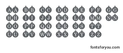 Шрифт Bauble Monogram