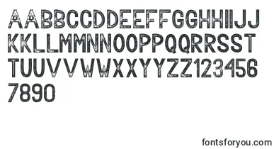Bavalor font – eroded Fonts