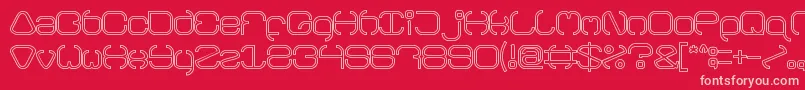fuente BAVARIA line – Fuentes Rosadas Sobre Fondo Rojo