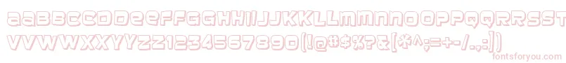 Шрифт baveuse 3d – розовые шрифты на белом фоне
