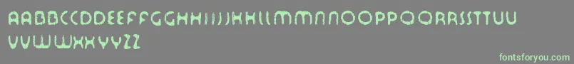 TourDeFont Font – Green Fonts on Gray Background
