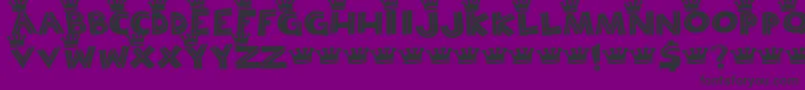 BAYOC    Font – Black Fonts on Purple Background