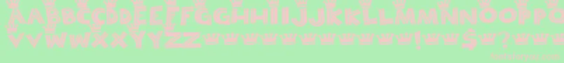 BAYOC    Font – Pink Fonts on Green Background