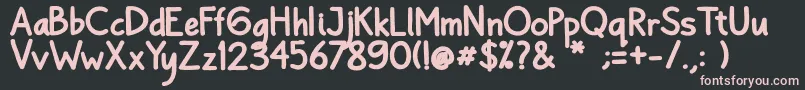Bayu Prahara 2 Bold Bold Font – Pink Fonts on Black Background