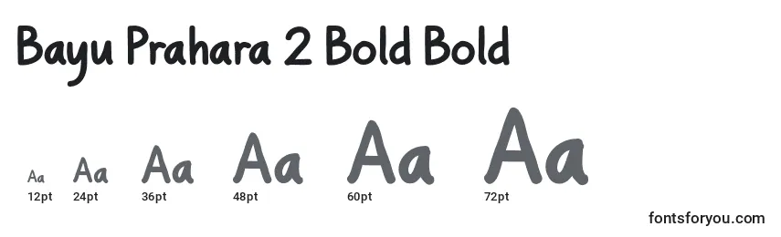 Размеры шрифта Bayu Prahara 2 Bold Bold