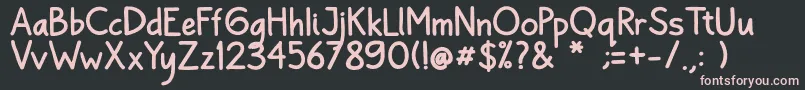 Bayu Prahara 2 Bold Font – Pink Fonts on Black Background
