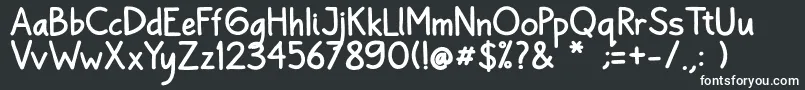 Bayu Prahara 2 Bold Font – White Fonts on Black Background