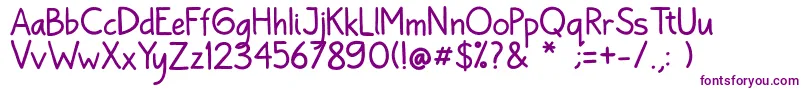 Bayu Prahara 2 Reguler Font – Purple Fonts on White Background