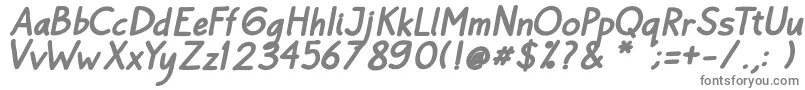 Шрифт Bayu Prahara Bold BoldItalic – серые шрифты