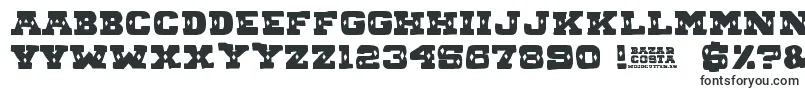 BAZAR COSTA Font – Western Fonts