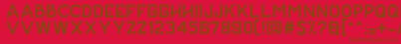 Lisätietoja BAZERD-fontista BAZERD-fontti – ruskeat fontit punaisella taustalla