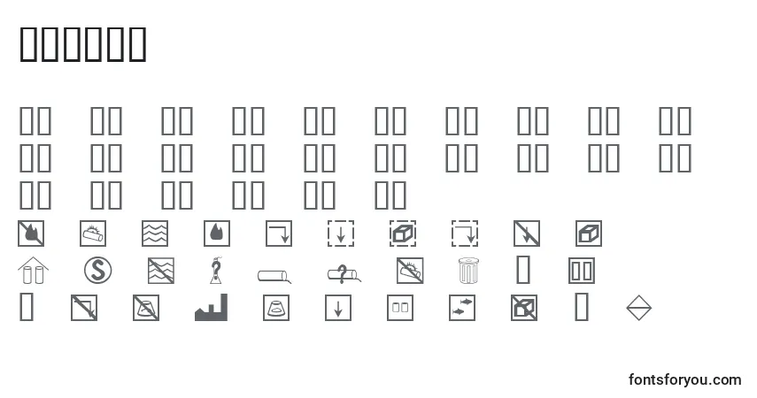 Bceepd Font – alphabet, numbers, special characters